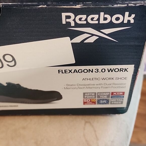 Men's work shoes Reebok  Flexagon 3.0 Work size 10W athletic work shoe - Picture 4 of 13